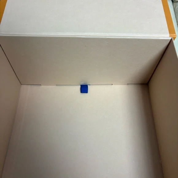 EMPTY LOUIS VUITTON Orange Gift Box Magnetic Closure for Small Bag - Picture 11 of 15